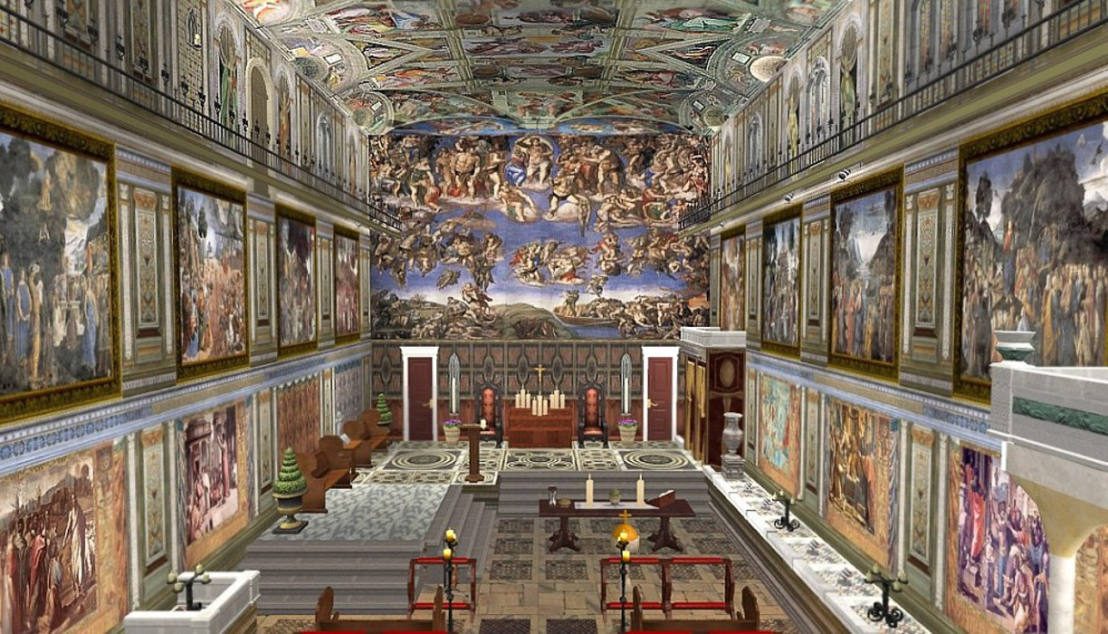 Sistine Chapel Events In The Life Of Moses By Botticelli