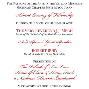 2022 Advent Evening of Fellowship